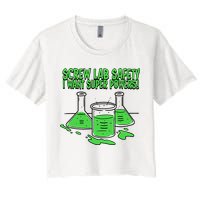 Screw Lab Safety I Want Superpowers Crop Top