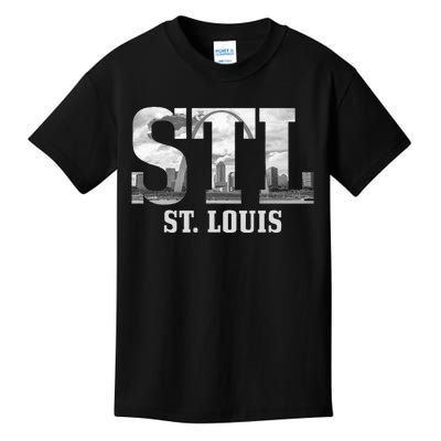 St. Louis Stl Skyline Pride Missouri Vintage Kids T-Shirt