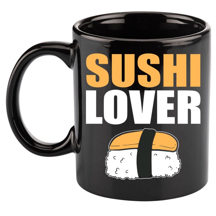 Sushi Lover Sushi Lover Gift 11oz C Handle Ceramic Mug