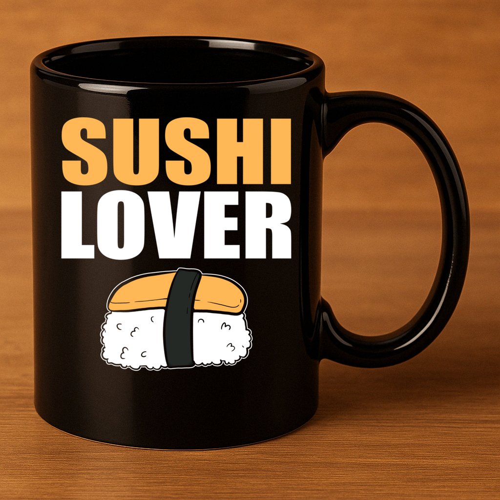Sushi Lover Sushi Lover Gift 11oz C Handle Ceramic Mug