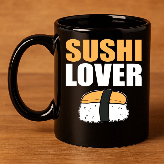 Sushi Lover Sushi Lover Gift 11oz C Handle Ceramic Mug