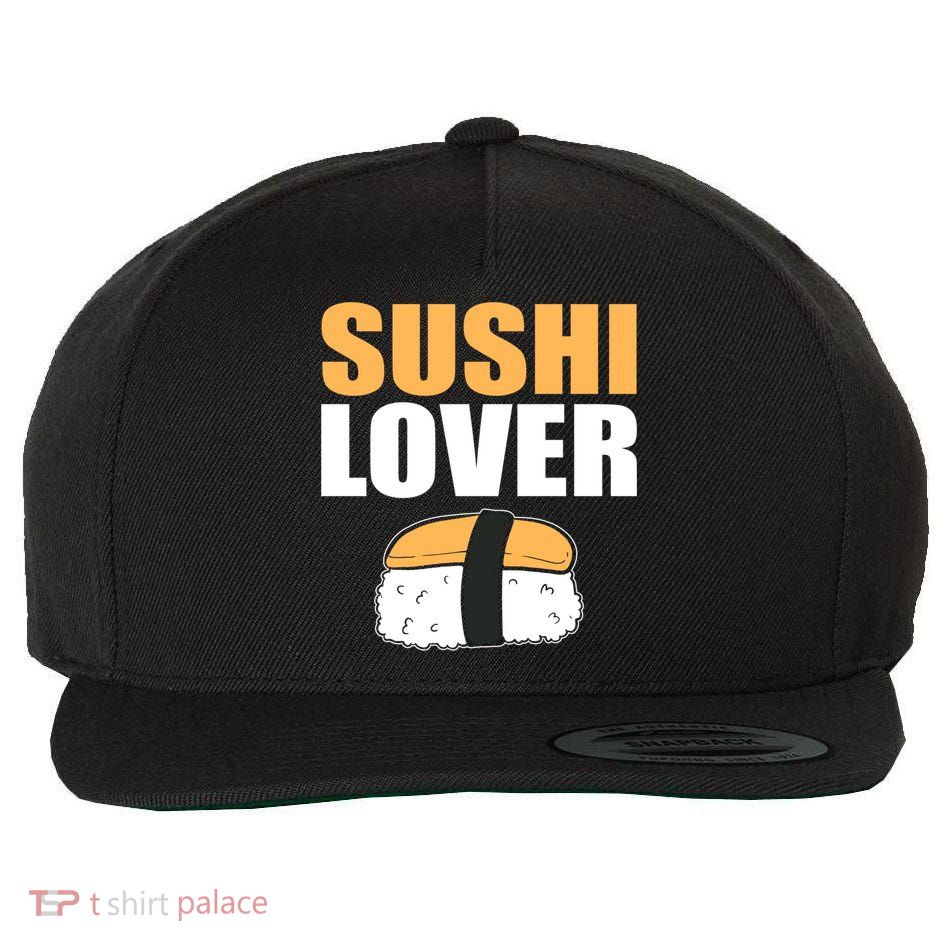 Sushi Lover Sushi Lover Gift Wool Snapback Cap