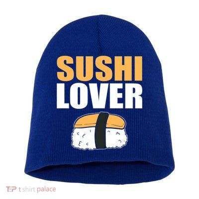 Sushi Lover Sushi Lover Gift Short Acrylic Beanie