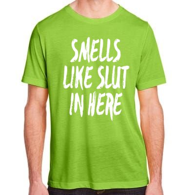 Smells Like Slut In Here Swinger Adult Humor Gift Adult ChromaSoft Performance T-Shirt