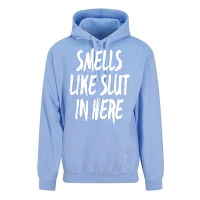 Smells Like Slut In Here Swinger Adult Humor Gift Unisex Surf Hoodie