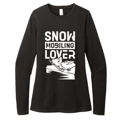 Snowmobiling Lover Snowmobiles Snowmobile Driver Rider Gift Womens CVC Long Sleeve Shirt