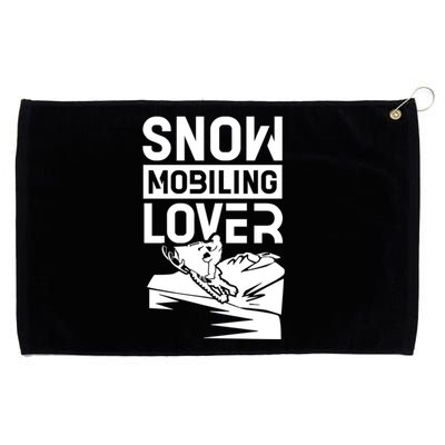 Snowmobiling Lover Snowmobiles Snowmobile Driver Rider Gift Grommeted Golf Towel