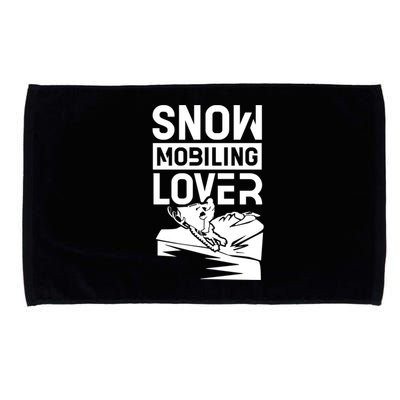 Snowmobiling Lover Snowmobiles Snowmobile Driver Rider Gift Microfiber Hand Towel