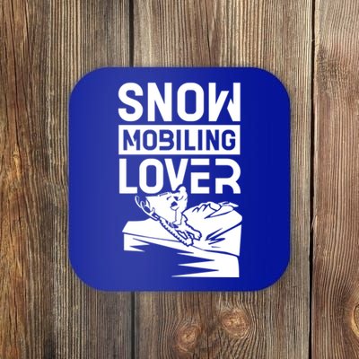 Snowmobiling Lover Snowmobiles Snowmobile Driver Rider Gift Coaster