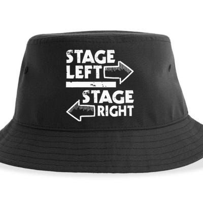 Stage Left Stage Right Actor Actress Theater Acting Sustainable Bucket Hat