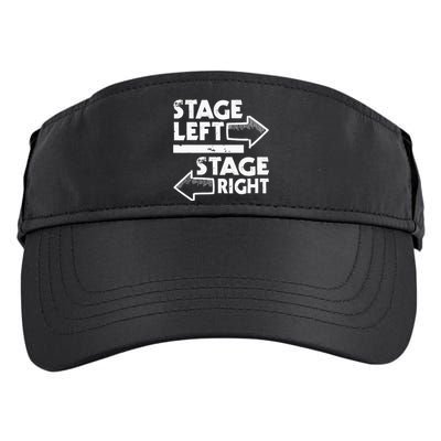 Stage Left Stage Right Actor Actress Theater Acting Adult Drive Performance Visor