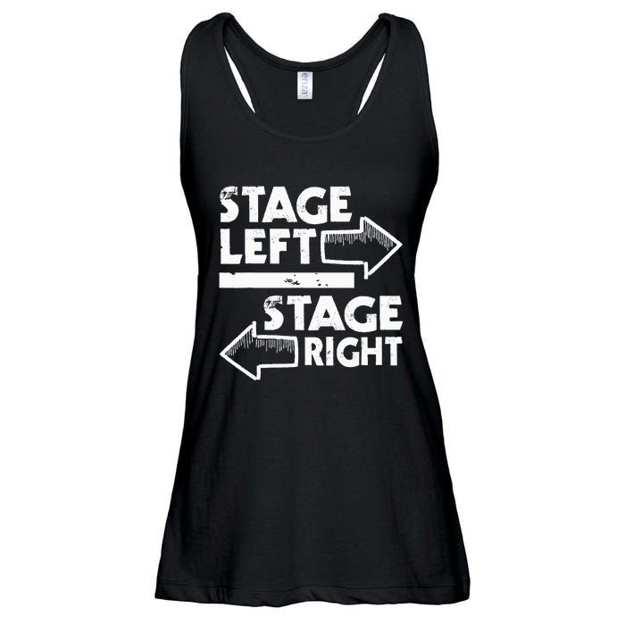 Stage Left Stage Right Actor Actress Theater Acting Ladies Essential Flowy Tank