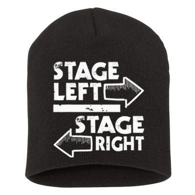 Stage Left Stage Right Actor Actress Theater Acting Short Acrylic Beanie