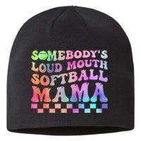 Somebody's Loudmouth Softball Mama Funny Sustainable Beanie