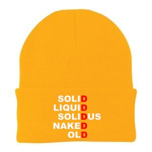 Solid Liquid Solidus Naked Old Knit Cap Winter Beanie