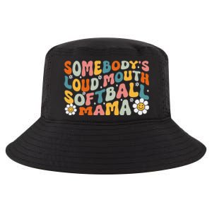 Somebody's Loudmouth Softball Mama Mothers Day Cool Comfort Performance Bucket Hat