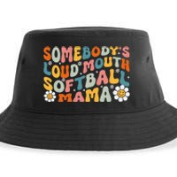 Somebody's Loudmouth Softball Mama Mothers Day Sustainable Bucket Hat