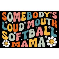 Somebody's Loudmouth Softball Mama Mothers Day Bumper Sticker