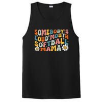 Somebody's Loudmouth Softball Mama Mothers Day PosiCharge Competitor Tank