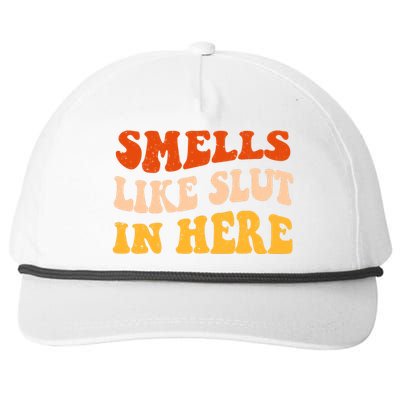 Smells Like Slut In Here Snapback Five-Panel Rope Hat