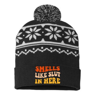 Smells Like Slut In Here USA-Made Snowflake Beanie