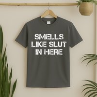Smells Like Slut In Here Funny Humor T-Shirt