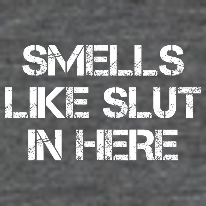 Smells Like Slut In Here Funny Humor Tall T-Shirt