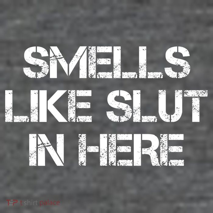 Smells Like Slut In Here Funny Humor Premium T-Shirt