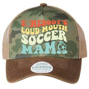 Somebody's Loudmouth Soccer Mama, Soccer Mothers Day Legacy Tie Dye Trucker Hat