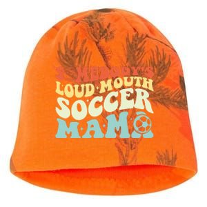 Somebody's Loudmouth Soccer Mama, Soccer Mothers Day Kati - Camo Knit Beanie