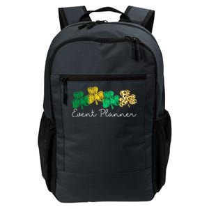 Shamrock Leopard Saint Paddys Event Planner St Patricks Day Gift Daily Commute Backpack