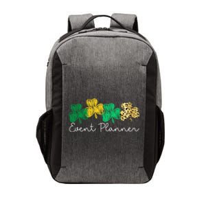 Shamrock Leopard Saint Paddys Event Planner St Patricks Day Gift Vector Backpack