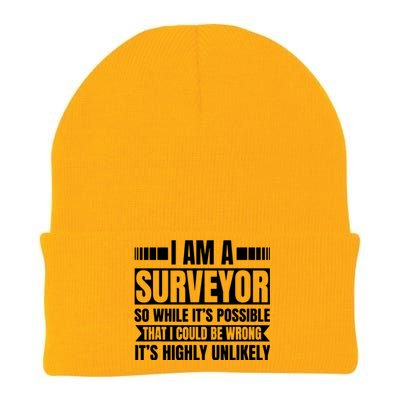 Surveyor Land Surveying Cartographer Geodesists Valuer Knit Cap Winter Beanie