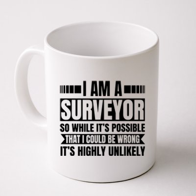 Surveyor Land Surveying Cartographer Geodesists Valuer Coffee Mug