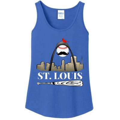 Saint Louis Skyline Design Ladies Essential Tank