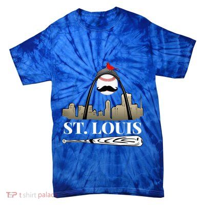 Saint Louis Skyline Design Tie-Dye T-Shirt