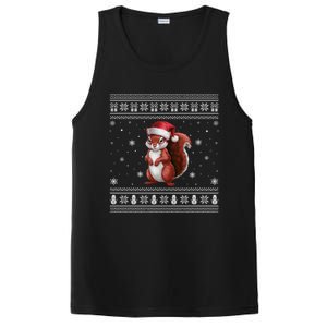 Squirrel Lovers Santa Ugly Xmas Cool Gift PosiCharge Competitor Tank