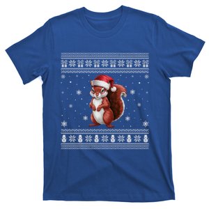 Squirrel Lovers Santa Ugly Xmas Cool Gift T-Shirt