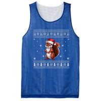 Squirrel Lovers Santa Ugly Xmas Cool Gift Mesh Reversible Basketball Jersey Tank