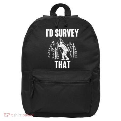 Surveyor Land Surveying Id Survey That Camera Theodoloite 16 in Basic Backpack