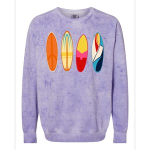 Surf Lover Summer Colorblast Crewneck Sweatshirt