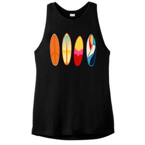 Surf Lover Summer Ladies PosiCharge Tri-Blend Wicking Tank