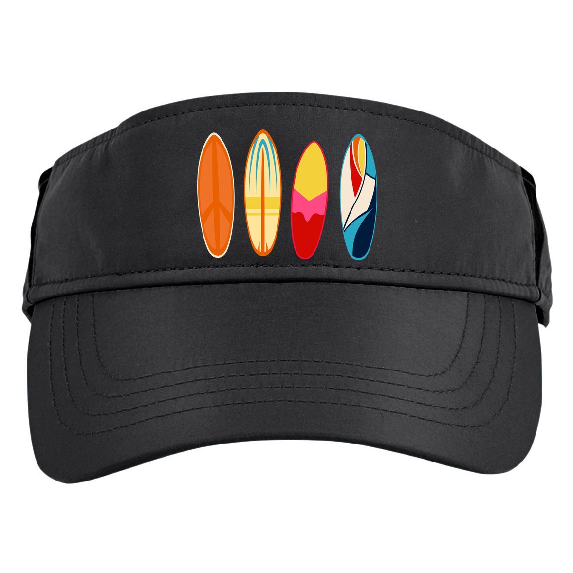 Surf Lover Summer Adult Drive Performance Visor