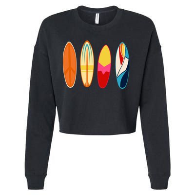 Surf Lover Summer Cropped Pullover Crew