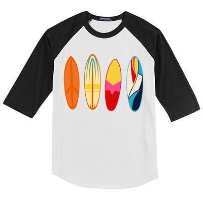 Surf Lover Summer Kids Colorblock Raglan Jersey