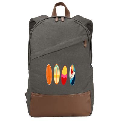 Surf Lover Summer Cotton Canvas Backpack