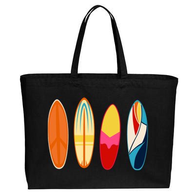 Surf Lover Summer Cotton Canvas Jumbo Tote