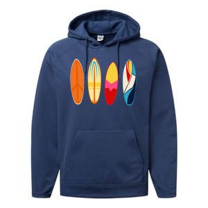 Surf Lover Summer Performance Fleece Hoodie