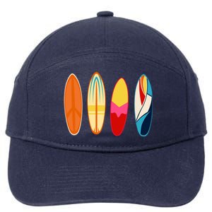 Surf Lover Summer 7-Panel Snapback Hat