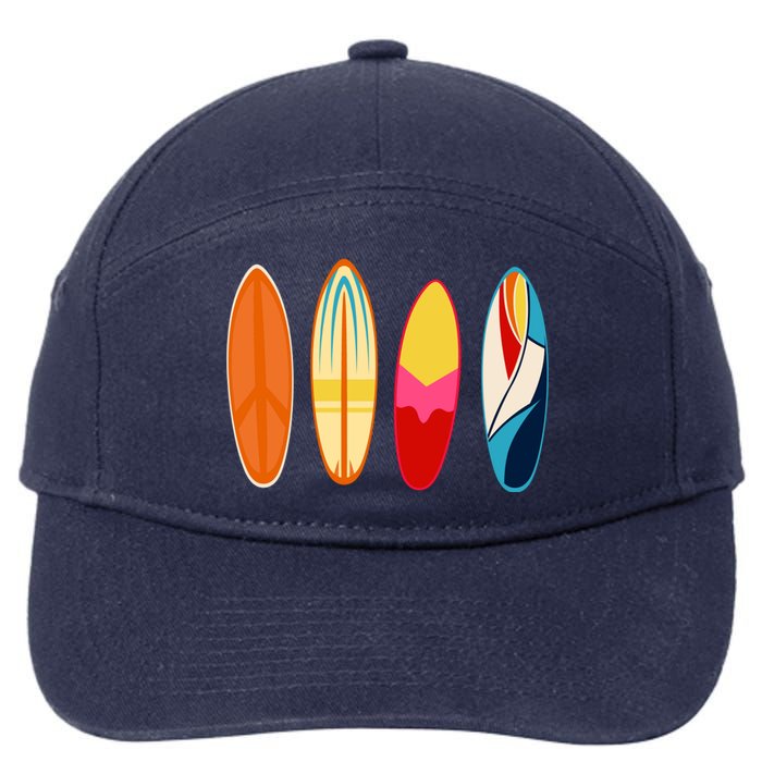 Surf Lover Summer 7-Panel Snapback Hat